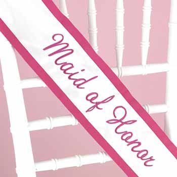 Maid of Honor Sash Case Pack 1maid 