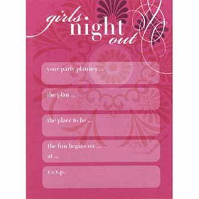 Girls Night Out Invitations Case Pack 1girls 