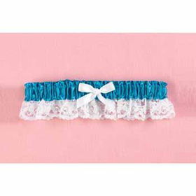 Sapphire Ribbon & Lace Garter Case Pack 1sapphire 