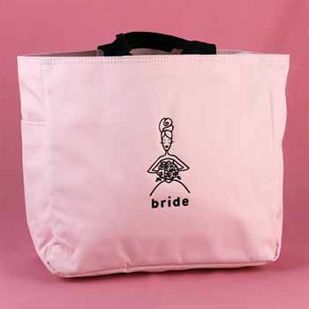 Bride Pink Tote Bag Case Pack 1bride 