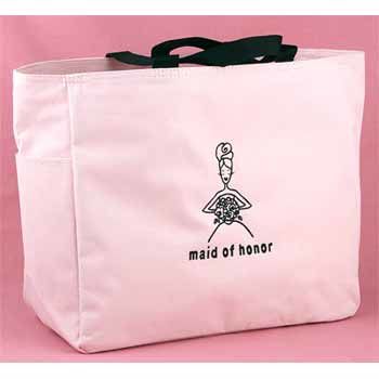 Maid of Honor Pink Tote Case Pack 1maid 