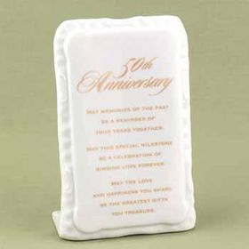 50th Anniversary Plaque Case Pack 1anniversary 