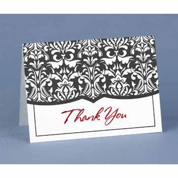 Damask Thank You Cards Case Pack 1damask 