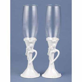 Porcelain Couple Flutes Case Pack 1porcelain 