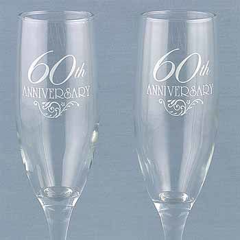 60th Anniversary Flutes Case Pack 1anniversary 