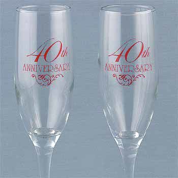 40th Anniversary Flutes Case Pack 1anniversary 