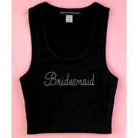 Black Bridesmaid Tank - Large Case Pack 1black 