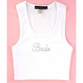 White Bride Tank - Large Case Pack 1white 