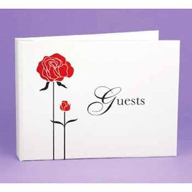 Roses Are Red Guest Book Case Pack 1roses 