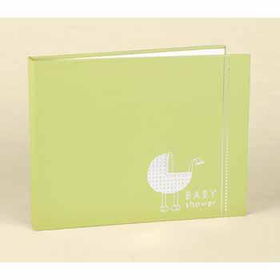 Green Baby Shower Guest Book Case Pack 1green 