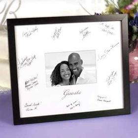 Frame with Guest's Signature Mat Case Pack 1frame 