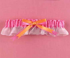 Fuchsia & Orange Darling Duo Garter Case Pack 1fuchsia 