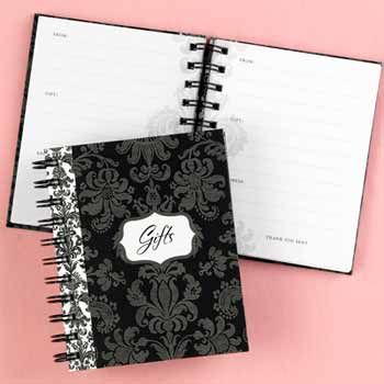 Damask Gift Record Book Case Pack 1damask 