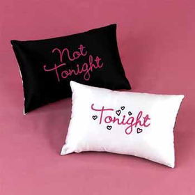 Tonight / Not Tonight Throw Pillow Case Pack 1tonight 