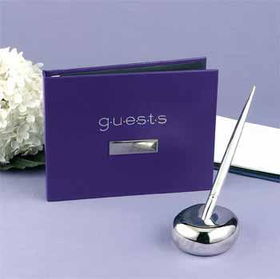 Purple All Occasion Guest Book Case Pack 1purple 