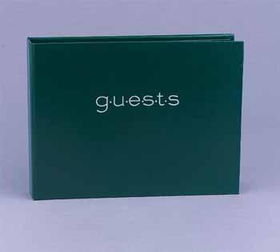 Green - All Occasion Guest Book Case Pack 1green 