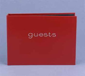 Red All Occasion Guest Book Case Pack 1red 