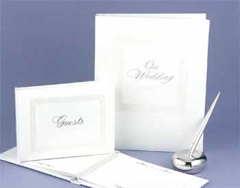 White Essence Pearl Guest Book Case Pack 1white 