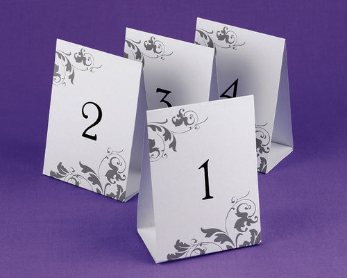 Table Number Tents Case Pack 1table 