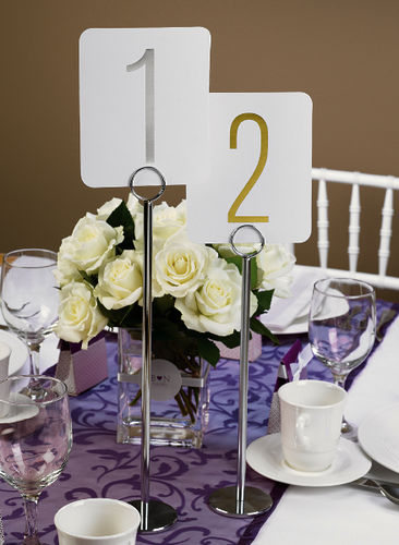 12" Table Number Stand Case Pack 1table 