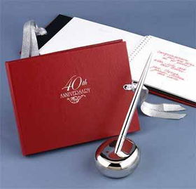 40th Anniversary Guest Book Case Pack 1anniversary 