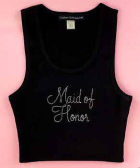 Black Maid of Honor Tank - XL Case Pack 1black 