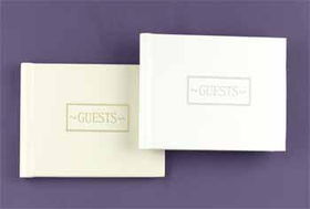 White Small Guest Book Case Pack 1white 