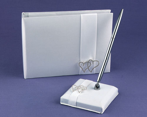 White With All My Heart Guest Book Case Pack 1white 