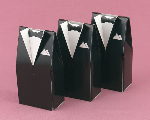 Tuxedo Favor Boxes Case Pack 1tuxedo 