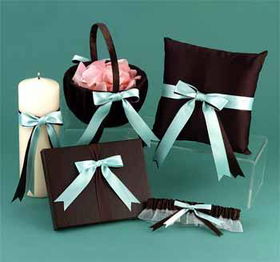 Brown/Aqua Darling Duo Wedding Collection - Set Case Pack 1brown 