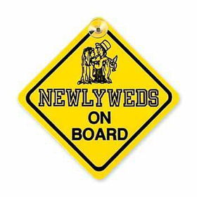 Newlyweds on Board Sign Case Pack 1newlyweds 