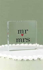 Mr. & Mrs. Cake Top Case Pack 1mrs 