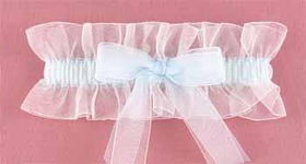 Ice Blue Chiffon Garter Case Pack 1ice 