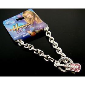 Hannah Montana Crystal Guitar Bracelet Case Pack 6hannah 