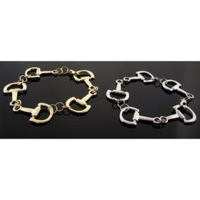 Designer Inspired Horse Bit Bracelet | Gold Case Pack 3designer 