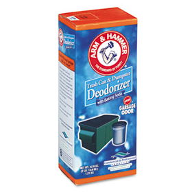 Arm & Hammer 84116 - Trash Can & Dumpster Deodorizer, Unscented, Powder, 42.6 ozarm 