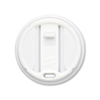 Dixie TP9542 - Reclosable Lids for 12- & 16-oz. Hot Cups, 100 Lids/Pack, 10 Packs/Carton, Whitedixie 