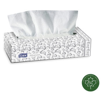 Tork TF6810 - Advanced Extra Soft, 2-Ply Facial Tissue, 100/Box, 30 Boxes/Carton, WEtork 