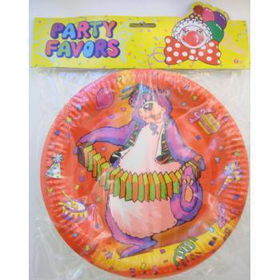 6 Pack 9" Bear Party Plates Case Pack 72bear 