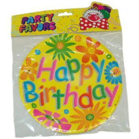 6 Pack 7" Happy Birthday Plates Case Pack 72happy 