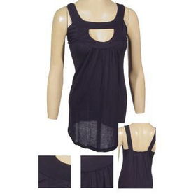 Women's Plus Size Tank Top with Stylish Cut Case Pack 6women 