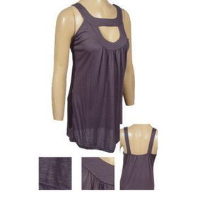 Women's Plus Size Tank Top with Stylish Cut Case Pack 6women 