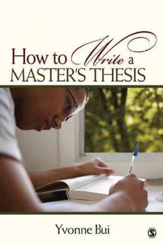 How to Write a Master's Thesiswrite 