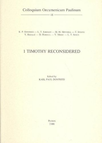 1 Timothy Reconsideredtimothy 