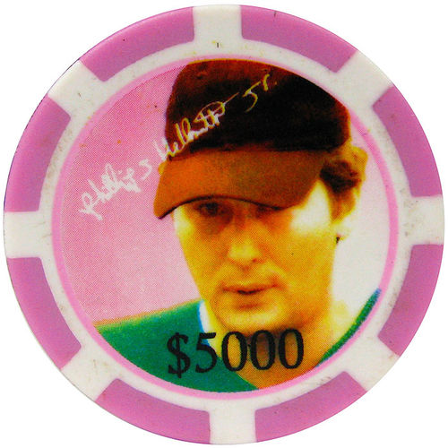 Phil Hellmuth Jr. Limited Edition $5000 Pink 11.5g Chip