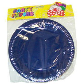 6 Count 9" Blue Party Plates Case Pack 144count 