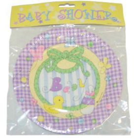 7" Baby Shower Paper Plates Case Pack 144baby 