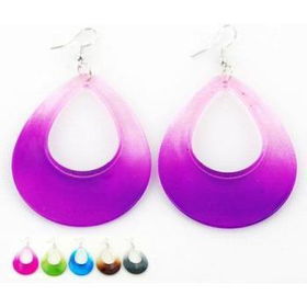 Acrylic Tear Drop Gradation Earrings Case Pack 12acrylic 