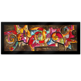 All Night Long by Eric Waugh Mounted Laminated Art 60 x 25night 