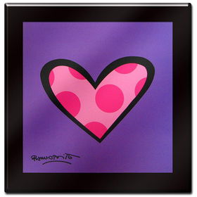 Dotty About You by Britto -12 x 12 Laminated Wall Ready Artdotty 